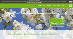 Desktop Screenshot of frischluftedition.de